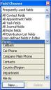 field chooser with forms selected